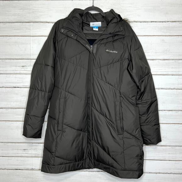 Columbia Snow Eclipse Insulated Puffer Jacket Grey Size XL - Picture 1 of 10